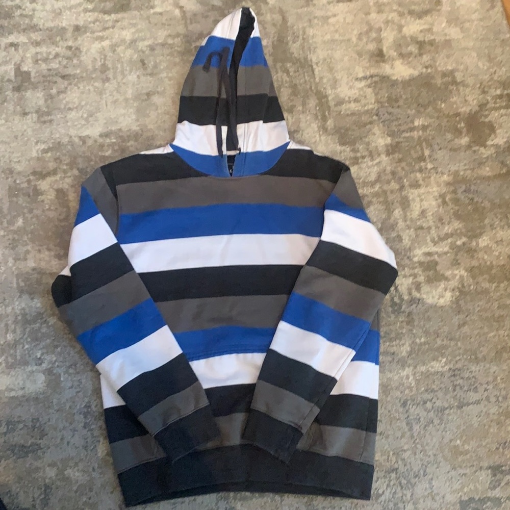 Men’s crown blue L pull over hoodie